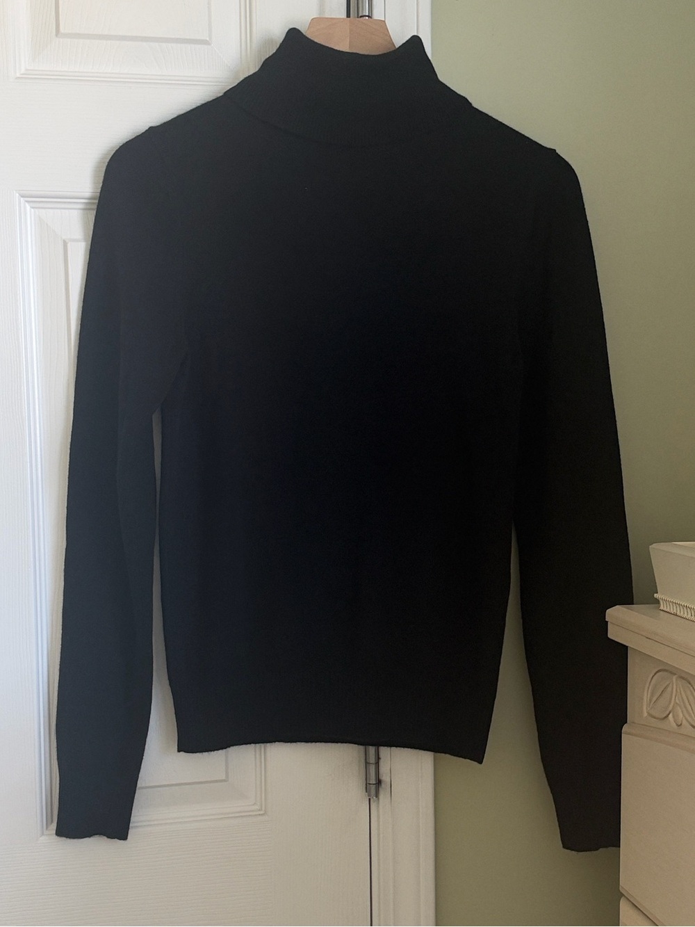 Zeynep Arcay Black Long Sleeve Turtleneck Sweater